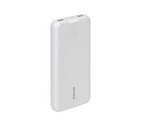 Batteria esterna per smartphone 10000 mah colore bianco