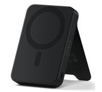 SATECHI OntheGo Power Bank, Qi2 Power Bank 10000mAh, Ricarica rapida da 15W, Batteria portatile con supporto per iPhone e Android - Nero