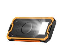 Batteria Esterna Solare - Porte USB con Torcia Elettrica | Batteria Solare con Ricarica Wireless per Telefono,per Campeggio Escursionismo Festival Musica Smartphone Fotocamera