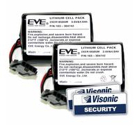 Batteria EVE P/N: 103-304742 per Visonic Siren Bell Box MCS-740 (2 PZ 4.0Ah)