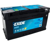 BATTERIA EXIDE 2025 EK960 START STOP AGM 12V 96AH 850EN =ROFIBA 95810 VR850