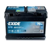 Batteria Exide 70Ah 720A Start-Stop EFB