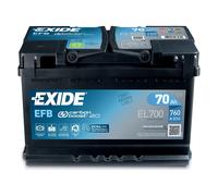 Batteria Exide 70Ah 760A 12V Start-Stop EFB = Bosch Varta Fiamm 70 ah AFB S&S