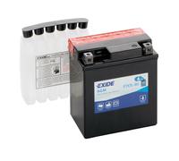 Batteria Exide Bike AGM 12V 6 Ah 100A moto con 6 bottigliette di acido incluso