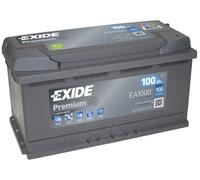 Batteria Exide EA1000 12v 100ah 900A 353x175x190mm varta G3 H3