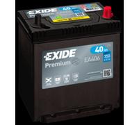 BATTERIA EXIDE EA406 PREMIUM 40 AH DX per PEUGEOT CITROEN TOYOTA NISSAN HYUNDAI