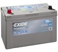 BATTERIA AUTO EXIDE PREMIUM EA955 PER AVVIAMENTO 95Ah 800En D31 POLO SX
