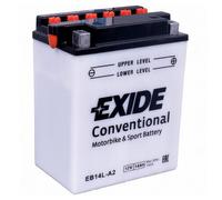 BATTERIA EXIDE MOTO SCOOTER 12 V 14 AH 145 A 135x90x165 POLO POSITIVO DX EB14LA2