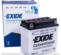 BATTERIA EXIDE MOTO SCOOTER EB7L-B 8 AH 85 A 135x75x135 POSITIVO A DESTRA