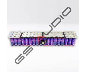 Batteria Extreme 405Ah TITANIUM 14.4V - 54 Celle LTO con BMS e Barre - 126x21...