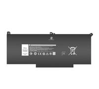 Batteria F3YGT DJ1J0 Compatibile Con Dell 7480 2X39G Latitude 12 7000 7280 7290 E7280 E7290 E7380 E7390 13 7000 7380 7390 14 74807490 Batteria Del Computer Portatile(Black F3YGT)