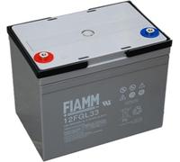 BATTERIA FIAMM 12FGL33 12V 33A LUNGA VITA 10 ANNI 35 AH FOTOVOLTAICO CAMPER UPS
