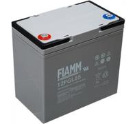 BATTERIA FIAMM 12FGL55 12V 55A LUNGA VITA 10ANNI PIOMBO AGM FOTOVOLTAICO 55 AH