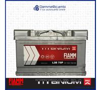 BATTERIA FIAMM 75Ah 730A = BOSCH - VARTA - L3B75P - 75 Ah - 278x175x175