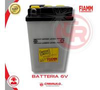 Batteria FIAMM B49-6 BMW VESPA di Primo Impianto 6v 10AH (40A) ABS SECCA