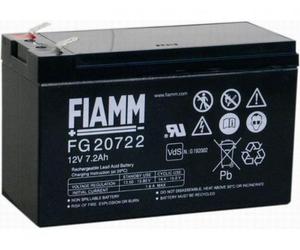 BATTERIA FIAMM FG20722 12V 7.2A PIOMBO UPS AGM RICARICABILE 7ah 7,5 6,3mm BENTEL