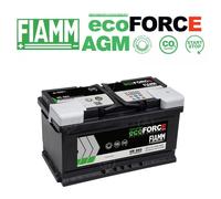 BATTERIA FIAMM VR950 105AH 950 L6 ecoFORCE AGM POS. DX START STOP 394x175x190