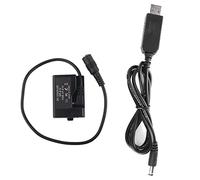 Batteria Finta USB a ACK-E10, Full Decoding, 8.4V, Nero, Compatibile con T3 / T5 / T6 / T7 / T100 - Alimentazione Continua, Protezione Multipla, Ideale per Fotografi Professionis