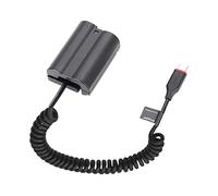 Batteria fittizia EN-EL15 Batteria sostitutiva EN-EL15 decodificata con cavo adattatore di alimentazione a molla di tipo C per fotocamere Nikon Z5 Z6 Z7 D750 D810 D800 D7500 D7200 D7100 D850 D7000