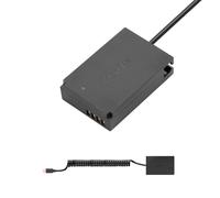 Batteria fittizia LP-E12 Accoppiatore CC Sostituzione della batteria LP-E12 con cavo adattatore di alimentazione a molla di tipo C per fotocamere Canon M2 M10 M50 M100 M200 100D SX70HS