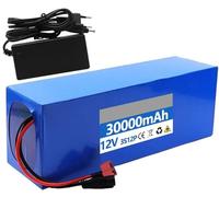 Batteria for bici elettrica 12V 36V 48V 20Ah 30Ah con caricabatterie Batteria for bici elettrica al litio con scheda di protezione BMS(48V 30AH,T)