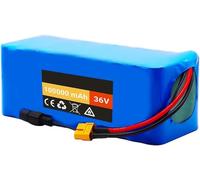 Batteria for bici elettrica 36V 100Ah 10S4P agli ioni di litio con scheda di protezione BMS for motore da 200W, 350W, 500W, 750W e 800W.(XT60)