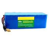 Batteria for bici elettrica 48V 10Ah 15Ah 20Ah 25Ah 30Ah, pacco batteria al litio for bicicletta con scheda di protezione BMS for motore da 250W 350W 500W 800W 1000W con caricabatterie(48V 30AH,XT60)