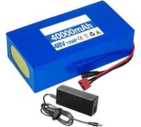 Batteria for bici elettrica da 36 V, 48 V, 10 Ah, 20 Ah, 30 Ah, 40 Ah, batteria al litio for bicicletta elettrica con scheda di protezione BMS.(T,36V 30AH)