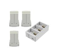Batteria for drone Plus Capacity 3850mAh 7,38V for Mini 3/mini 3Pro/ 4 Pro Intelligent Flight/Gestore di ricarica a 3 alloggiamenti(Bundle 3)