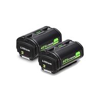 Batteria For Elettroutensili, Batteria Agli Ioni Di Litio Sostitutiva Da 40 V E 6,0 Ah, Compatibile Con Ryobi OP40401, OP4026, OP4030, OP4050, OP4060A, OP40201, OP40301(2PCS battery)