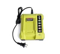 Batteria For Elettroutensili, Batteria Agli Ioni Di Litio Sostitutiva Da 40 V E 6,0 Ah, Compatibile Con Ryobi OP40401, OP4026, OP4030, OP4050, OP4060A, OP40201, OP40301(40V charger)