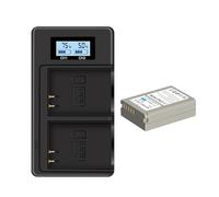 Batteria for fotocamera 2280mAh, compatibile con Olympus, OM-D E-M1, Pen F, OM-D E-M5, PEN E-P5, OM-D, HLD-6(Set1)