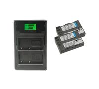 Batteria for fotocamera, compatibile con Nikon, D70s, D50, D80, D300S, D300, D700, D90, D200(2battery And Charger)