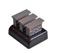 Batteria for fotocamera da 1300 mAh compatibile con DJI, accessori d'azione(3 Battery Set)