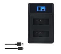 Batteria For Fotocamera Digitale LP-E10 LPE10 LP E10 Da 7,4 V E 2200 MAh - Compatibile Con Canon 1100D, 1200D, 1300D, 2000D, 4000D, Rebel T3, T5, T6, KISS X50, X70(1 Charger)
