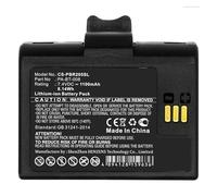 Batteria for stampante portatile, PA-BT-008 7,4 V 1100 mAh, compatibile con Brother, RJ-2035B RJ-2055WB