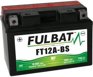 Batteria FULBAT AGM YT12A-BS 12 V 10 Ah 175 A. Lunghezza: 150 x Larghezza: 88 x Altezza 105 (mm)