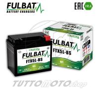 Batteria FULBAT GEL FTX5LBS = YTX5LBS Fantic Motor Caballero 125 Flat Track 2020