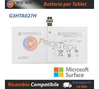 BATTERIA G3HTA027H DYNR01 PER MICROSOFT SURFACE 4 PRO 1724 PARI ORIGINALE