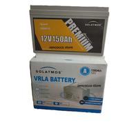 batteria gel 12 vl 100 ah per kit fotovoltaico pannello solare camper accumulo