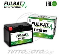 Batteria GEL FULBAT FT12A-BS = YT12A-BS Kawasaki J 300 ABS 2017 2018 2019 2020