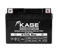 Batteria GEL KAGE YB4L-B YB4L-A YTX4L-BS Per Aprilia Benelli Cagiva Derbi Gilera