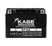 Batteria Gel KAGE YT12A-BS YTX12A-BS YTZ12S YTZ14S per Aprilia Benelli BMW Uvm