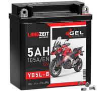 Batteria Gel Moto LUNGA DURATA YB5L-B 12V 5Ah 90A 50512 12N5.5-3B CB5L-B Scooter