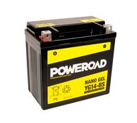 Batteria Gel YTX14-BS per Yamaha Kawasaki Piaggio Triumph Suzuki Harley Davidson
