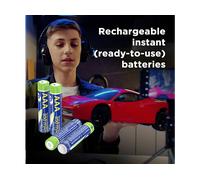 BATTERIA GEMBIRD EGBAAAA8R4-01, Batteria ricaricabile, 850 mAh, 1.2 V, Universale