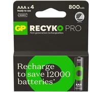 Recyko Pro AAA-battery 800mAh - NiMH 4-pack - Warranty 24M NEW