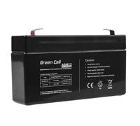 Batteria Green Cell AGM VRLA 6V 1,3Ah senza manutenzione per sistema di allarme, registratore di cassa, giocattoli