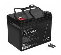 Batteria Green Cell AGM21 Piombo Sigillato VRLA 12V 33Ah 1pz Nero