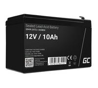 Batteria Green Cell AGM50 12 V 10 Ah VRLA AGM Nero